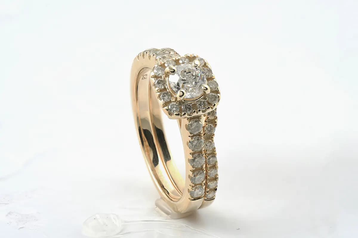Jewelry metal before recoloring