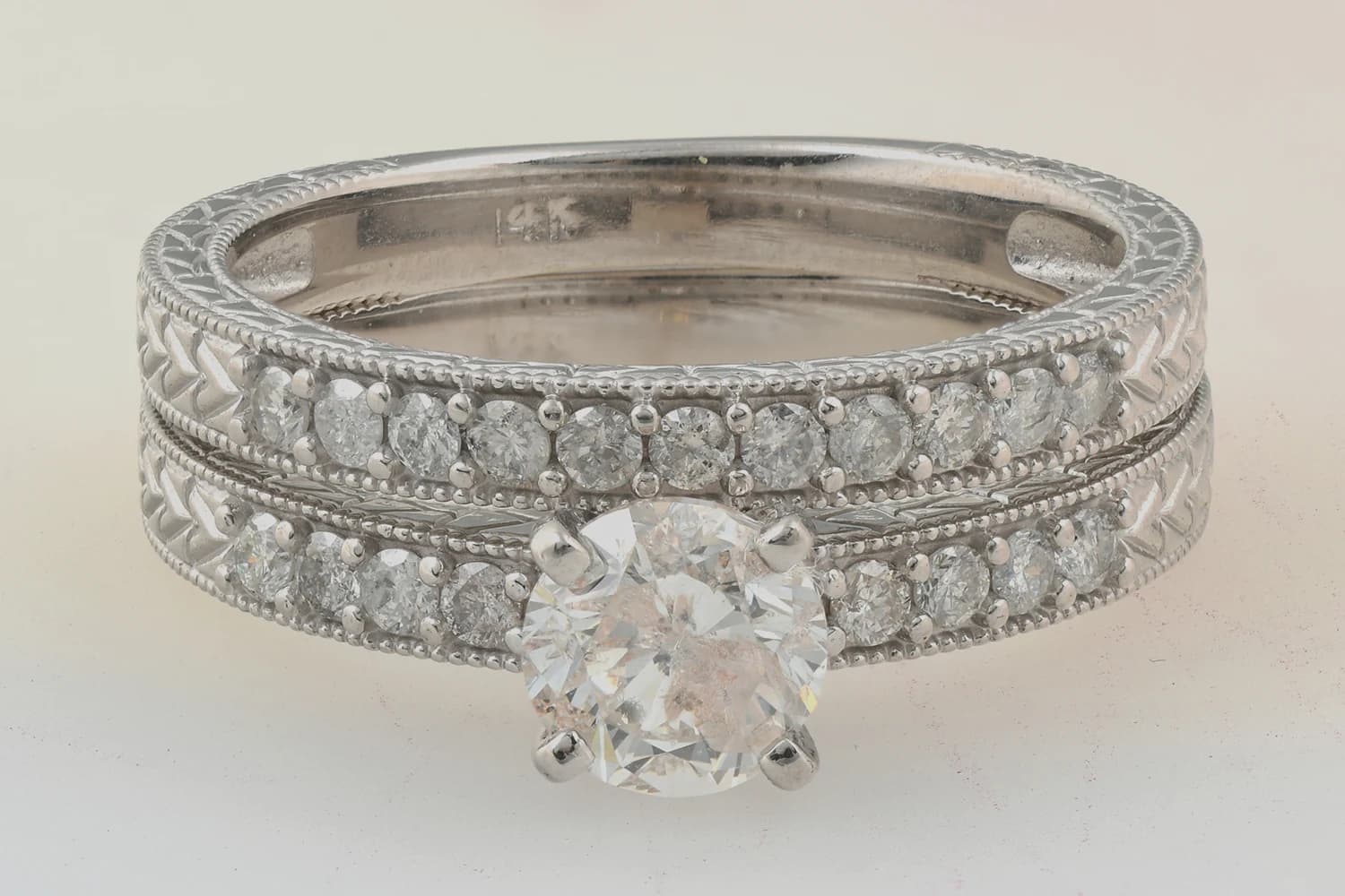 Diamond jewelry before enhancement