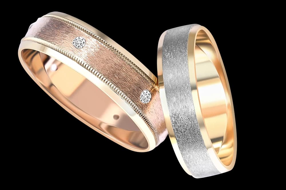Jewelry metal after professional smoothening