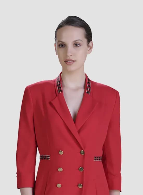 Garment before digital model superimposition