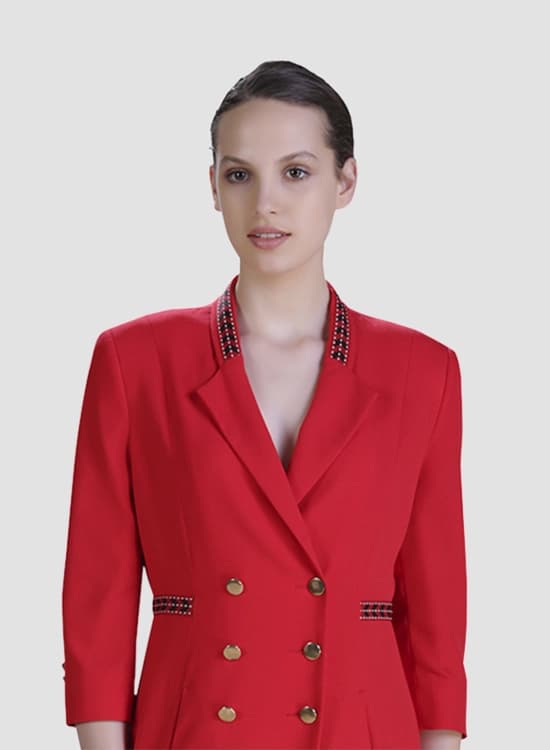 Garment after digital model superimposition