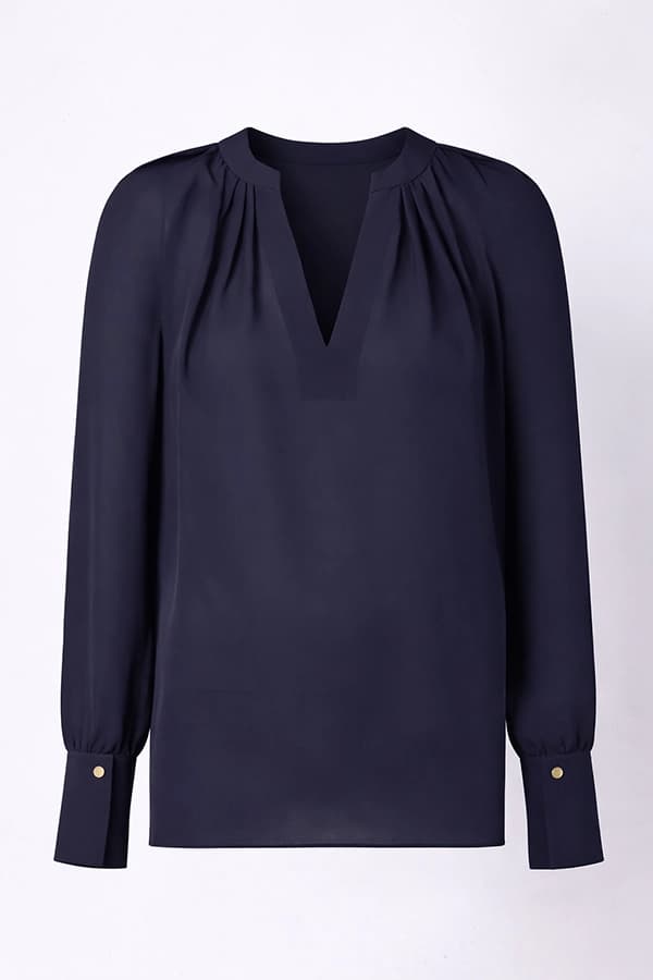 Apparel image before ghost mannequin retouching
